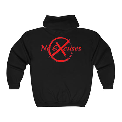 Original NoExcuses Zipper Hoodie Unisex