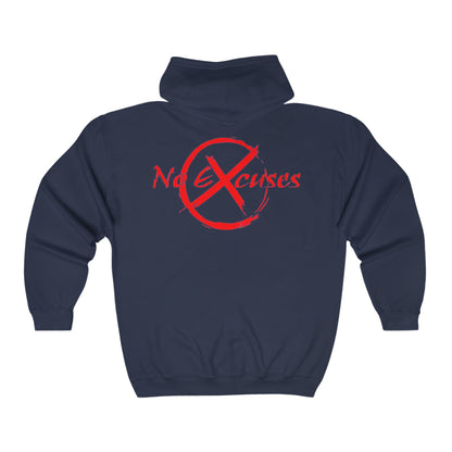 Original NoExcuses Zipper Hoodie Unisex